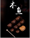 原木/胡桃木 小木魚 